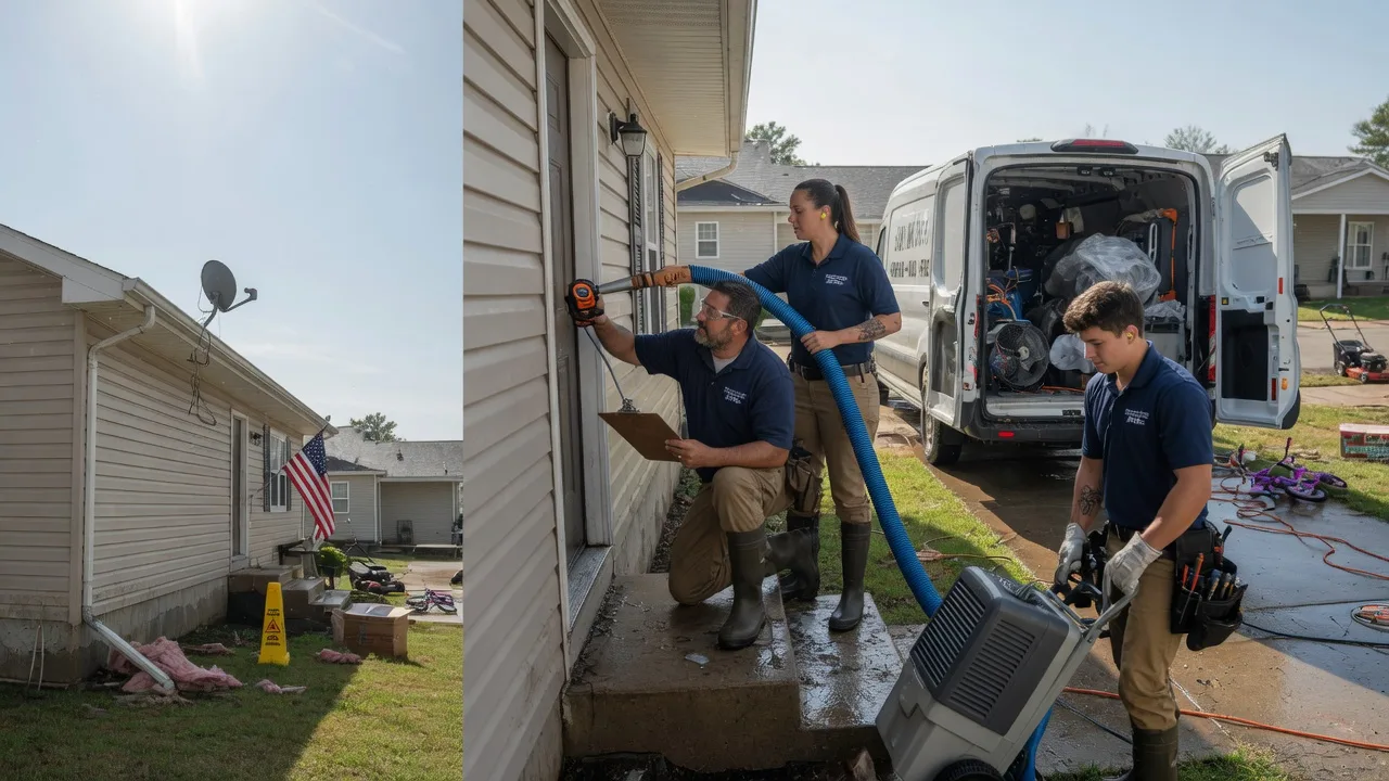 Ceiling Water Damage Restoration in Paris, KY near me
